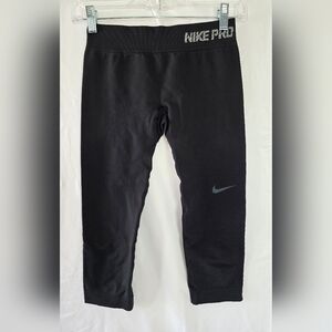 Nike Womens Black Leggings with Logo